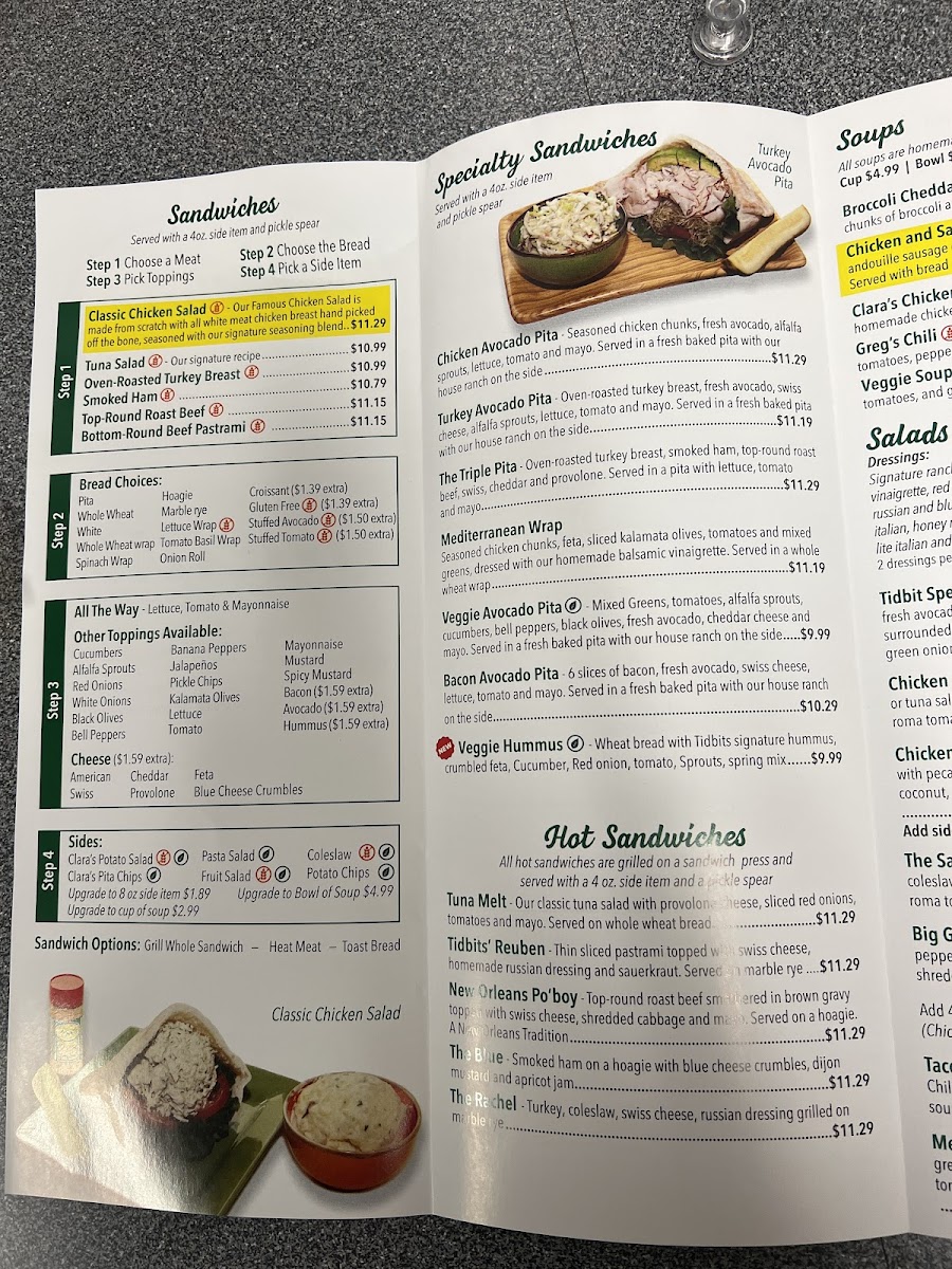 Menu Clara's Tidbits Restaurant Mandarin-2