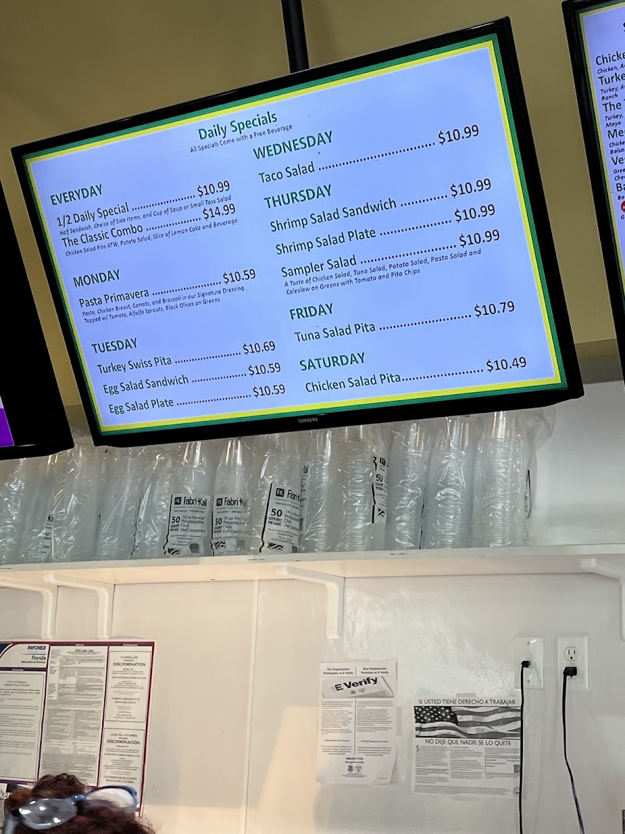 Menu Clara's Tidbits Restaurant Mandarin-8